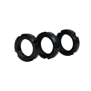 圆螺母国标锁紧螺母开槽止退螺丝母四槽并帽m10m12m16m20m30m60