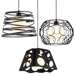 餐厅吊灯三头创意个性北欧单头灯工业风现代简约过道吧台餐吊灯具