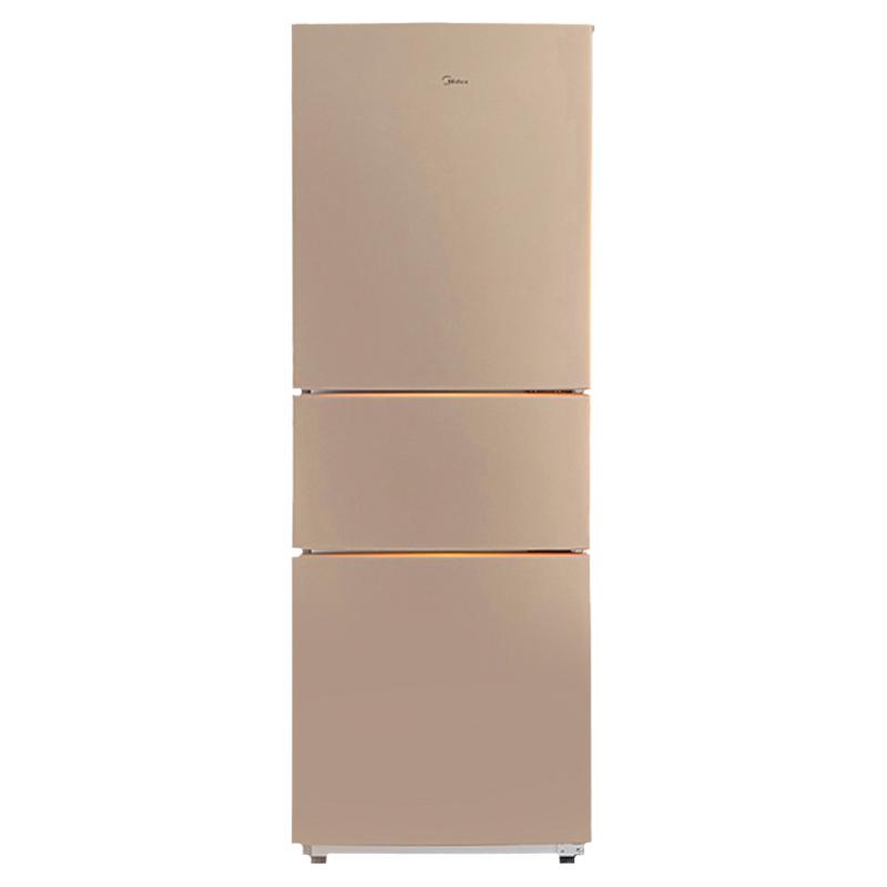 美的三门冰箱家用小型风冷无霜变频双循环节能两双开门小型电冰箱