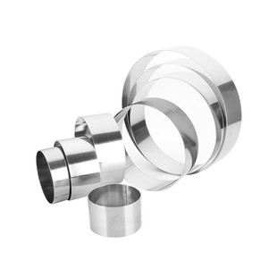 烘焙模具食品级不锈钢 圆形慕斯圈4寸 -14寸 提拉米苏蛋糕模高5CM