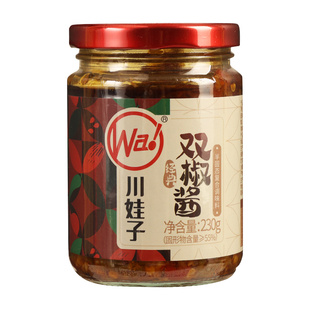 正宗川娃子经典双椒酱皮蛋炭烧青椒辣酱下饭拌饭酱四川剁椒辣椒酱