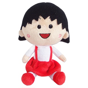 日本正版樱桃小丸子野口小玉毛绒公仔挂件玩偶布娃娃可换装礼物