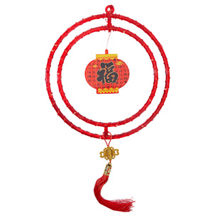 新年过年家用小彩灯马年春节阳台装饰灯电池灯氛围灯笼太阳能挂灯