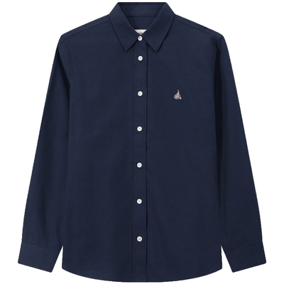 女士休闲简约长袖衬衫