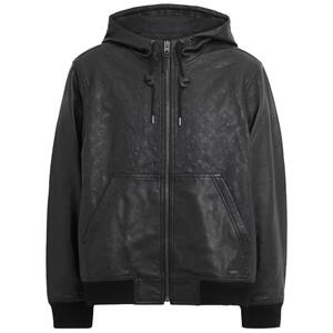 COACH/蔻驰奥莱男士压纹皮革外套舒适休闲外套