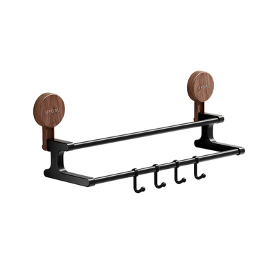 吸盘毛巾架家用免打孔