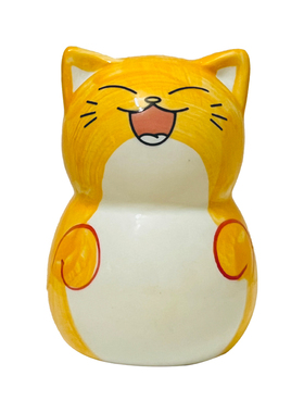 纵有疾风起同款陶瓷小猫桌面摆件