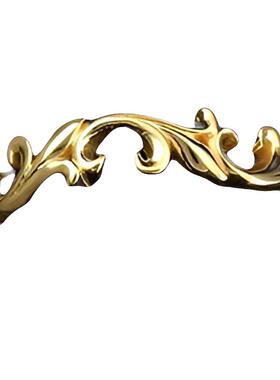 森林叶子14K金结婚周年纪念戒指