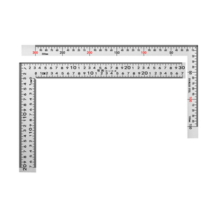 1米钢拐尺不锈钢1.2米1.5米直角90度钢角尺弯尺方尺L大号加厚牧刻