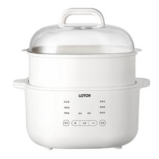 lotor徕多电炖锅陶瓷炖汤锅炖盅隔水炖锅家用全自动官方煲汤锅4人