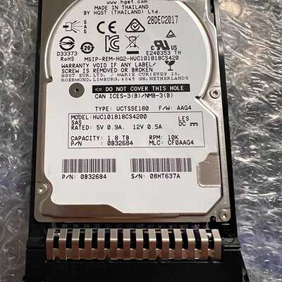 日立 1.8T SAS 纯日立 HUC101818CS420议价