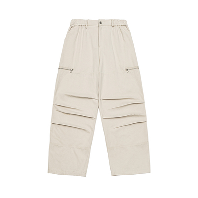 GOGOSOON休闲裤男250g新款春秋金属拉链工装机能伞兵裤宽松长裤Q