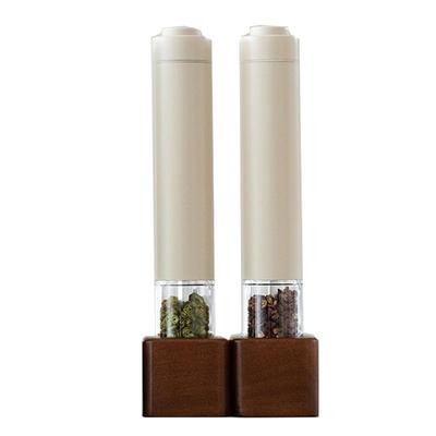日本丽克特电动研磨器黑胡椒海盐磨粉器厨房调料家用自动调料器
