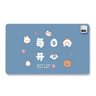 吾鲸加热鼠标垫电脑桌2025新款超大办公桌学习发热暖垫加热垫作业