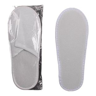 拉毛绒酒店拖鞋一次性亚麻加厚大码家用待客宾馆美容院民宿拖鞋