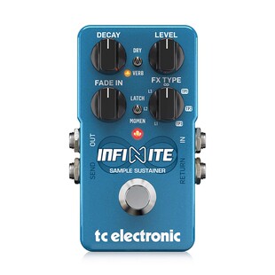TC Electronic INFINITE 采样延音踏板吉他混响和弦单块效果器