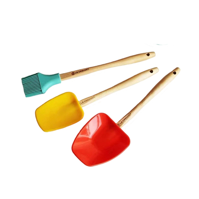 酷彩硅胶铲食品级耐高温炒菜铲子