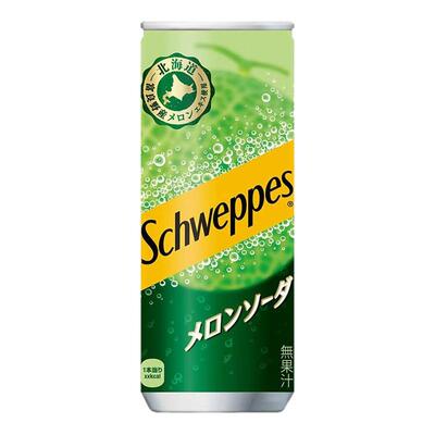 日本进口哈密瓜味汽水250ml