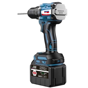 东城大扭力工业级无刷手电钻电动螺丝刀小钢炮工具套装锂电钻充电