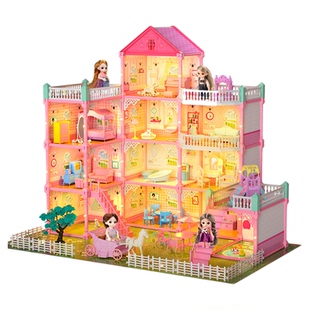 芭娃娃套装大礼盒玩具女孩公主过家家2025新款豪华大别墅可换装