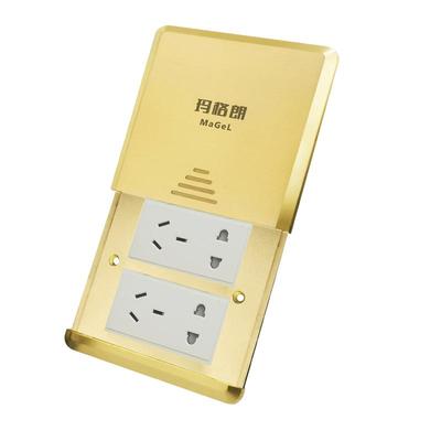 全铜防水电话电脑地板插座地插