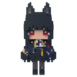 绝区零星见雅浅羽悠真月城柳同人二创积木高难度拼装动漫手办积木