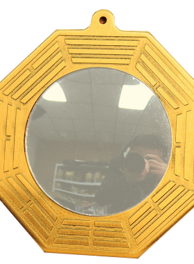 铜八卦镜中式家居凸镜铜镜