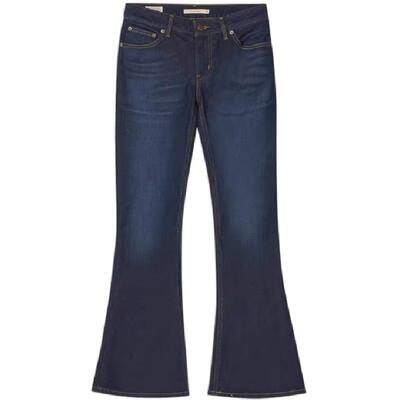 商场同款女士低腰修身喇叭牛仔裤