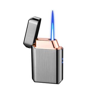 黑科技声控充气打火机高端智能感应充电防风网红男士定制送男友潮
