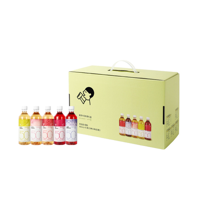 喜茶50%果汁茶饮料450ml