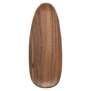 日式不规则木质盘子实木干果盘家用点心盘原木小食盘木制咖啡托盘