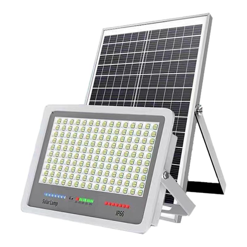 新款太阳能投光灯外墙LED户外灯自建房门口照明射灯太阳能庭院灯