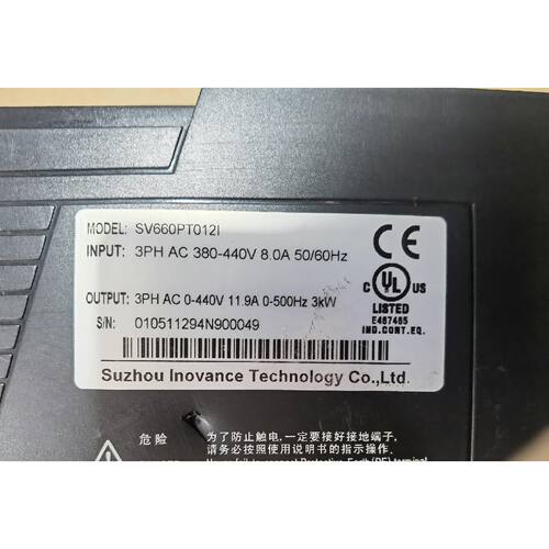 〔议价-可维修〕伺服3000w驱动器 SV660PT012I 工业自动化备件