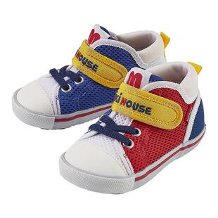 日本直邮日潮 MIKIHOUSE日本制春夏网面一段婴儿鞋 12-9301-499