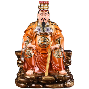 三皇神像树脂盘古大神人皇伏羲老祖神像炎帝神农轩辕大帝家用摆件