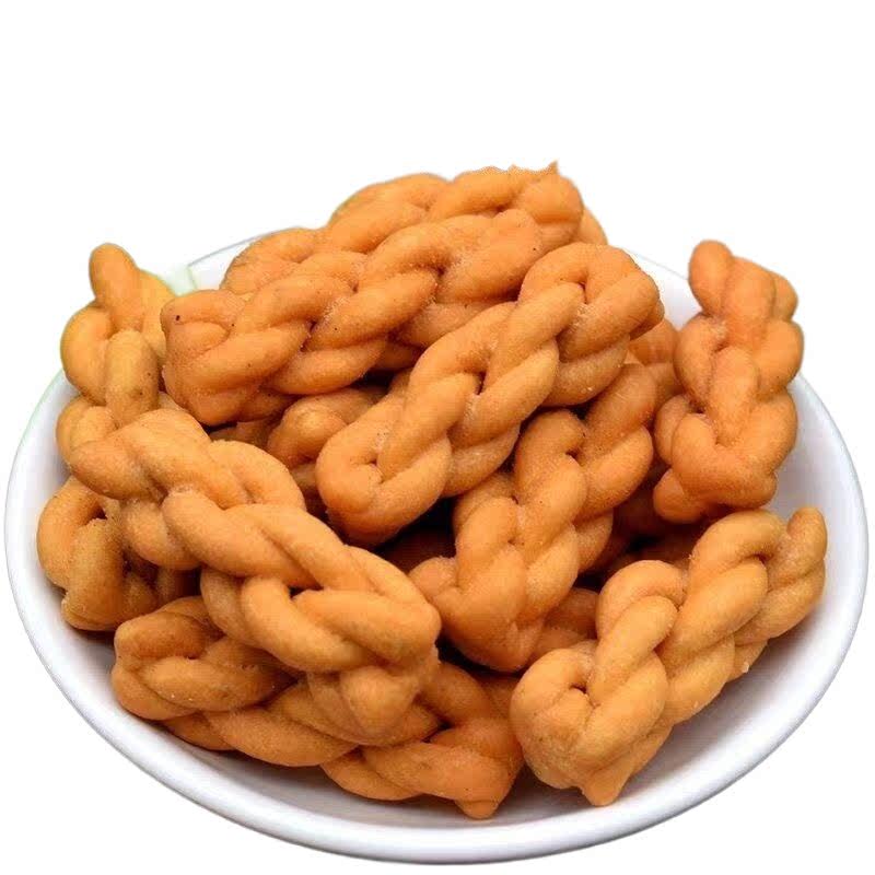小麻花香酥脆办公室休闲面包食品单独包装袋装多口味饼干蜂蜜零食