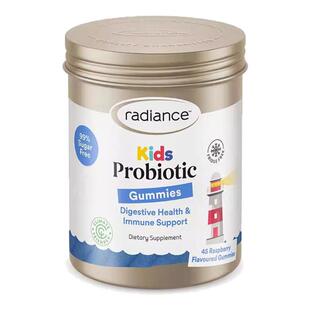 新西兰药房Radiance儿童益生菌软糖45粒2岁+助消化澳大利亚产