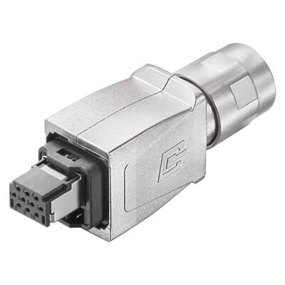 魏德米勒网线5类混合推拉式插头