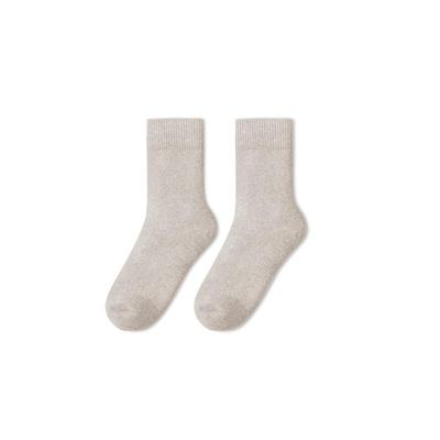 小野和子袜子秋冬加厚中筒袜女