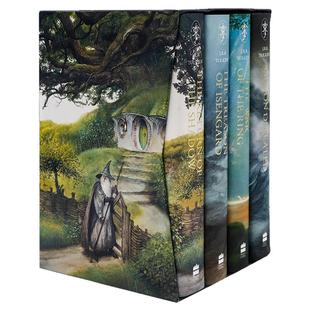 托尔金中土世界的历史 英文原版 The History of Middle-Earth 3 四册盒装精装 魔影重临 艾森加德的背叛 魔戒圣战 索隆的败亡