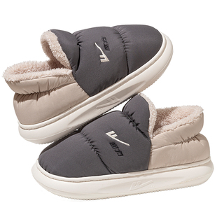 回力棉拖鞋男冬季包跟加绒保暖2025新款家居厚底防滑棉鞋男款外穿