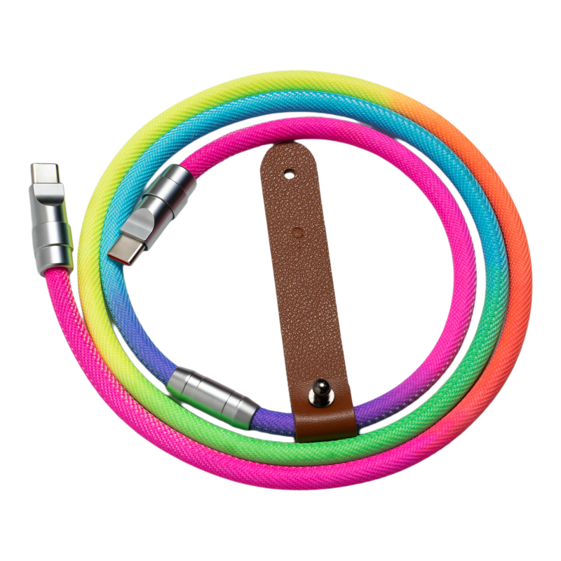 ZeroOhm客制化手工定制60W编织数据线 适用苹果15pro-16充电线iphone17promax加长快充线ipad平板PD3.1数据线