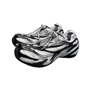 DARUICAT 巴黎新款赛车鞋复古休闲情侣系带内增高老爹运动鞋男女