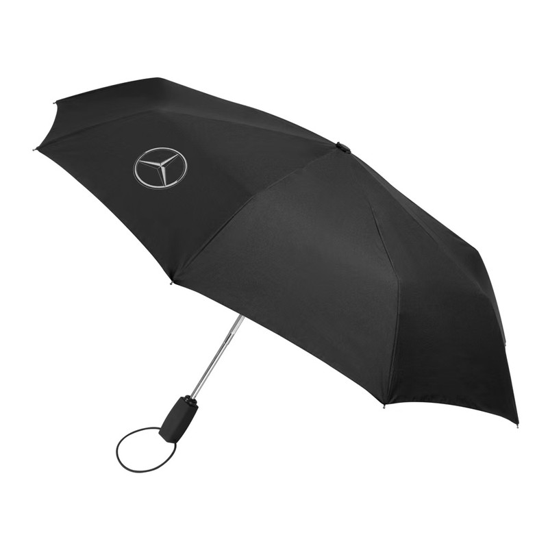 奔驰雨伞 原装新三折伞 短款便携自动车载晴雨礼品伞 遮阳礼品伞