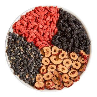 枸杞桑葚茶黑枸杞红枣干男士养生茶包女人熬夜泡水喝的东西花果茶