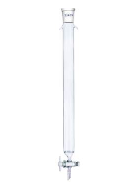 玻璃层析柱四氟活塞带磨口砂芯