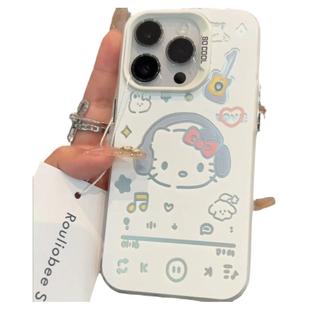 耳机KT猫适用于苹果16promax手机壳iphone15适用一加13适用小米153适用红米k80适用荣耀300保护套适用魅族21