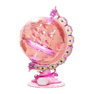 JAKI佳奇积木星河漫游地球仪破晓航天拼装玩具宇航员女孩生日礼物