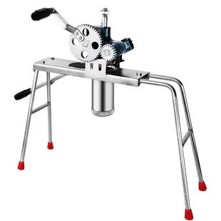 新款饸饹机家用面条机双齿轮压面机小型荞面饸饹不锈钢河洛老式床