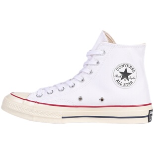 CONVERSE匡威 1970s三星标白色高帮低帮帆布鞋 162056C 162065C